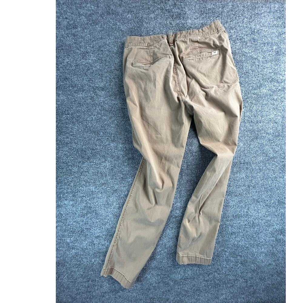 Hollister Epic Flex Skinny Chino Pants Men's 28x30 Beige Stretch Casual - Picture 2 of 8